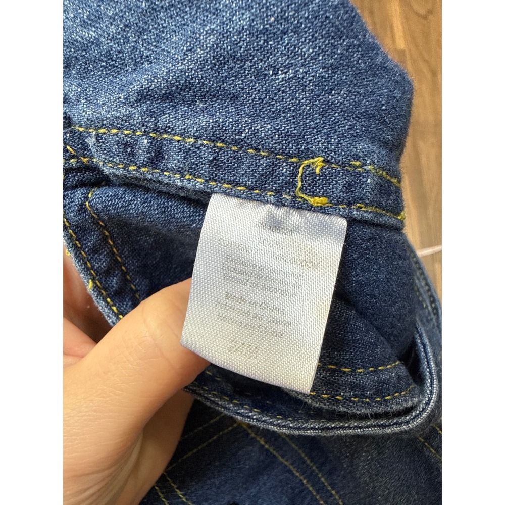John Deere Baby Denim Bib Overalls 24 Months - Picture 3 of 5